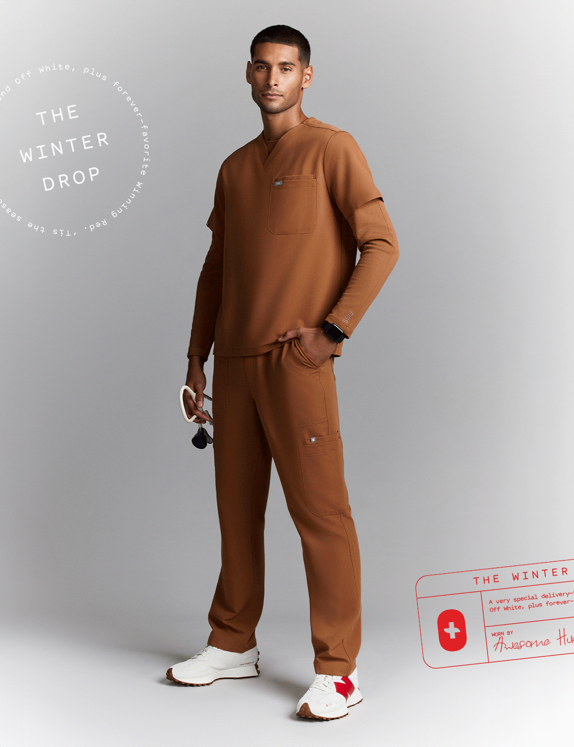 NEW Mocha and Off White—plus forever-favourite Winning Red.