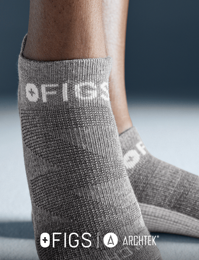 Introducing ArchTek® — The first medical compression sock with patented arch support.
